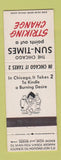 Matchbook Cover - Chicago Sun Newspaper CA Dale Harrison