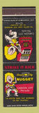 Matchbook Cover - Carson City Nugget Casino NV