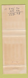 Matchbook Cover - Pioneer Inn Lahaina Maui Hawaii WEAR