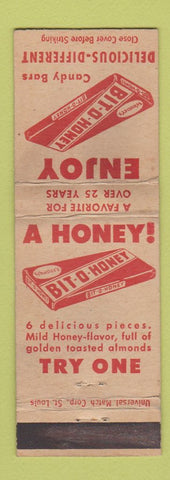 Matchbook Cover - Bit o Honey Candy Bar
