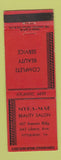 Matchbook Cover - Myra Mae Beauty Salon Pittsburgh PA WORN