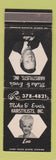 Matchbook Cover - Mike & Eva's Hair Salon Decatur GA