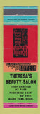 Matchbook Cover - Theresa's Beauty Salon Allen Park MI