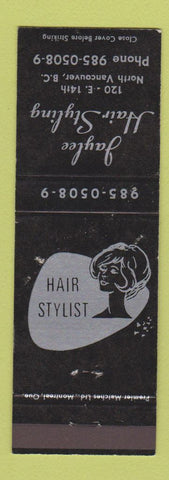 Matchbook Cover - Jaylee Hair Salon North Vancouver BC