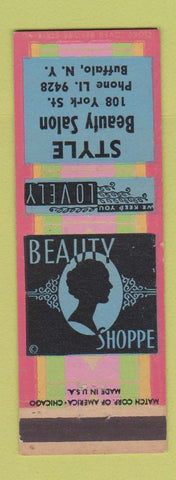 Matchbook Cover - Style Beauty Salon Buffalo NY