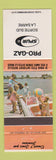 Matchbook Cover - Pro Gaz Spur Sortie Sud La Sarre QC