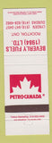 Matchbook Cover - Petro Canada oil gas Beverly Fuels Rockton ON