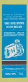Matchbook Cover - Action Auto Radiator Acton Vale QC WEAR