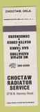 Matchbook Cover - Choctaw Radiator Service OK