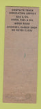 Matchbook Cover - Tekon Grill Tekonsha MI