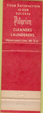 Matchbook Cover - Pilgrim Cleaners Huntington WV