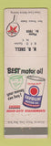 Matchbook Cover - Texaco oil gas HR Snell Easton NY