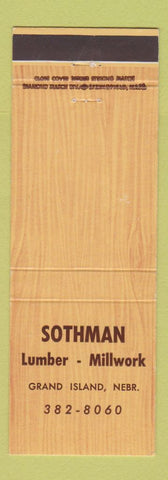 Matchbook Cover - Sothman Lumber Millwork Grand Island NE