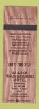 Matchbook Cover - Alaska Thunderbird Motel Haines AK