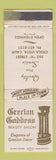 Matchbook Cover - Grecian Goddess Beauty Salon Chula Vista CA WEAR