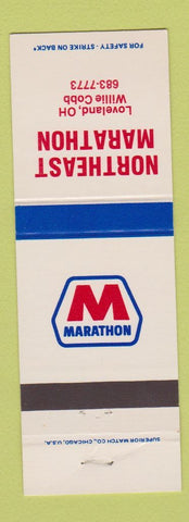 Matchbook Cover - Marathon oil gas Northeast Loveland OH