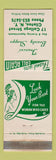 Matchbook Cover - Frances' Beauty Shoppe salon Clinton NY WEAR