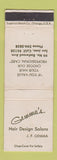 Matchbook Cover - Gemma's Hair Salon San Jose CA WORN