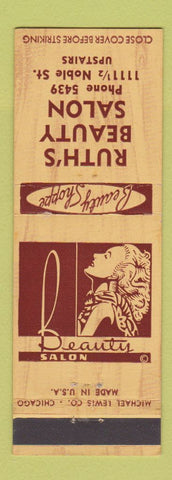 Matchbook Cover - Ruth's Beauty Salon hair'