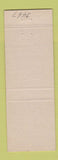 Matchbook Cover - First Lady and The Playboy hair salon Seattle WA PINK