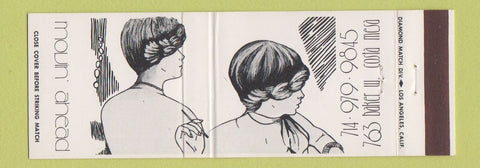 Matchbook Cover - Movin Ahead Hair Salon Costa Mesa CA