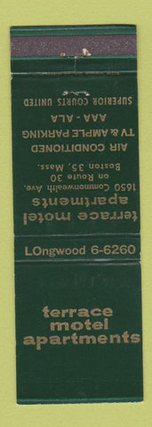 Matchbook Cover - Terrace Motel Apartments Boston MA