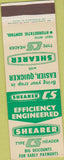 Matchbook Cover - Chearer CS HEAder SAMPLE Australia