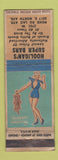 Matchbook Cover - Hooligan's Super Bars Milwaukee WI pinup WEAR