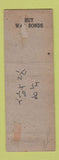 Matchbook Cover - Jim and Bud's Bar pinup WWII