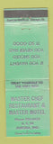 Matchbook Cover - Master Chef Restaurant Master Motel Aurora IN