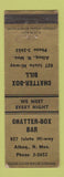 Matchbook Cover - Chatter Box Bar Bill Albuquerque NM
