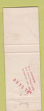 Matchbook Cover - Charlmont Restaurant Morrisville VT WEAR