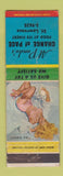 Matchbook Cover - Al Pondo's Restaurant St Lawrence pinup WEAR #2