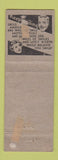 Matchbook Cover - Al Pondo's Restaurant St Lawrence pinup #1