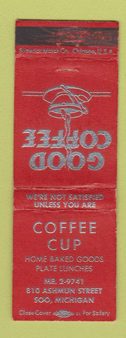 Matchbook Cover - Coffee Cup Restaurant Sault Ste Marie MI WEAR