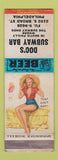 Matchbook Cover - Doc's Subway Bar Philadelphia PA pinup WEAR