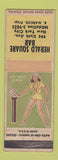 Matchbook Cover - Herald Square Bar New York City pinup