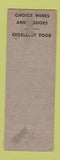 Matchbook Cover - Herald Square Bar New York City pinup