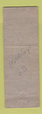 Matchbook Cover - Buster's 700 Bar pinup WEAR