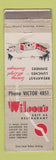 Matchbook Cover - Wilson's Exit 45 Restaurant Rochester NY WEAR