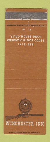Matchbook Cover - Winchester Inn Long Beach CA