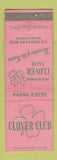 Matchbook Cover - Jack Goldman Clover Club Miami FL WEAR