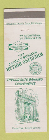 Matchbook Cover - Wheeling Dollar Savings and Trust Wheeling WV