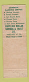 Matchbook Cover - Wheeling Dollar Savings and Trust Wheeling WV