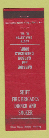 Matchbook Cover - Carbide and Carbon Chemicals Corp South Charleston WV WEAR