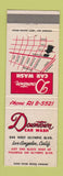 Matchbook Cover - Downtown Car Wash Los Angeles CA WEAR