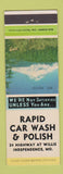 Matchbook Cover - Rapid Car Wash and Polish Independence MO