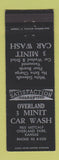 Matchbook Cover - 3 Minit Car Wash Overland Park KS