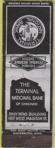 Matchbook Cover - Terminal National Bank Chicago IL