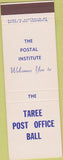 Matchbook Cover - Taree Post Office Ball Australia SAMPLE